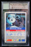 1989 Score #18 Michael Irvin Dallas Cowboys BAS Autograph 10  Image 2