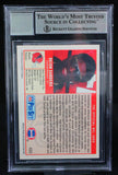 1989 Pro Set #486 Deion Sanders Atlanta Falcons BAS Autograph 10  Image 2