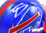 Stefon Diggs Autographed Buffalo Bills Flash Speed Mini Helmet- Beckett W Hologram *Silver