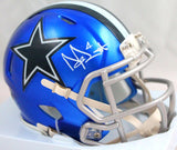 Dak Prescott Autographed Dallas Cowboys Flash Speed Mini Helmet-Beckett W Hologram *White