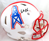Earl Campbell Autographed Houston Oilers F/S 81-96 TB Speed Authentic Helmet w/HOF-JSA W Auth