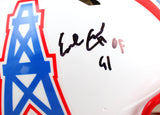 Earl Campbell Autographed Houston Oilers F/S 81-96 TB Speed Authentic Helmet w/HOF-JSA W Auth