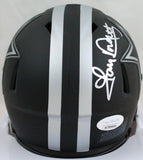 Tony Dorsett Autographed Dallas Cowboys Eclipse Mini Helmet-JSA W *Silver