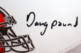 Denzel Ward Autographed Cleveland Browns Logo Football w/Insc.-Beckett W Hologram
