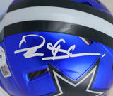 Deion Sanders Autographed Dallas Cowboys Flash Mini Helmet-Beckett W Hologram *White Image 2