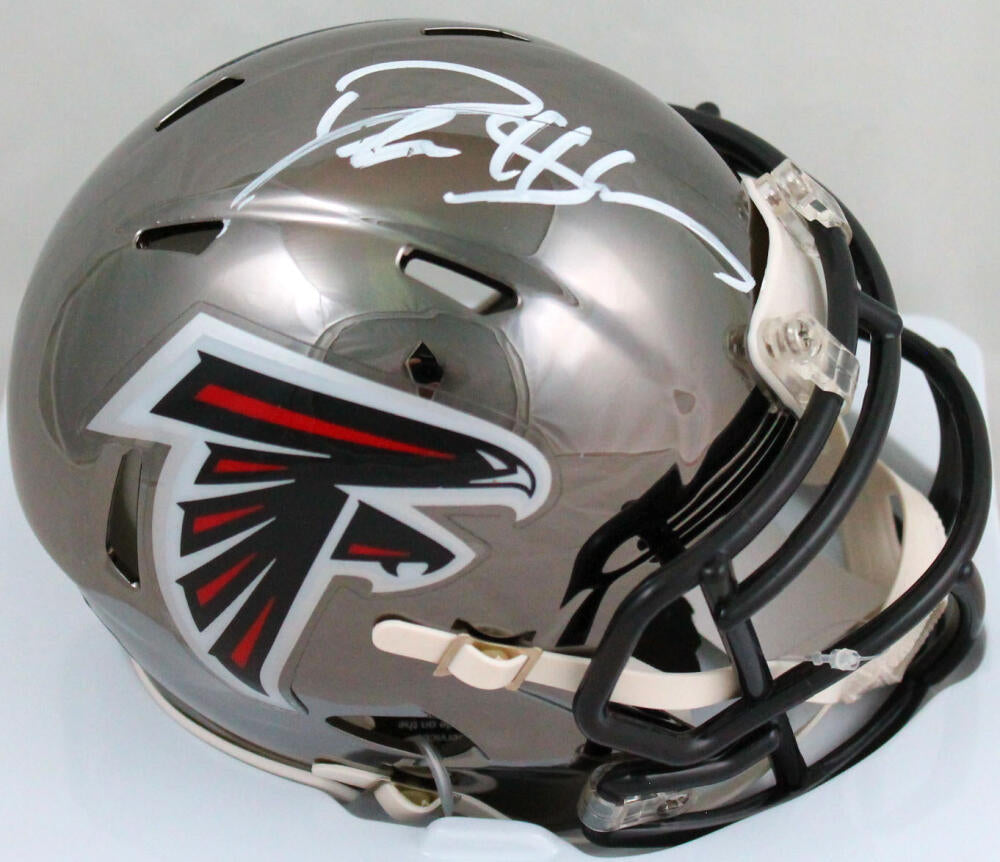 Falcons Deion Sanders Authentic Signed Flash Speed Mini Helmet