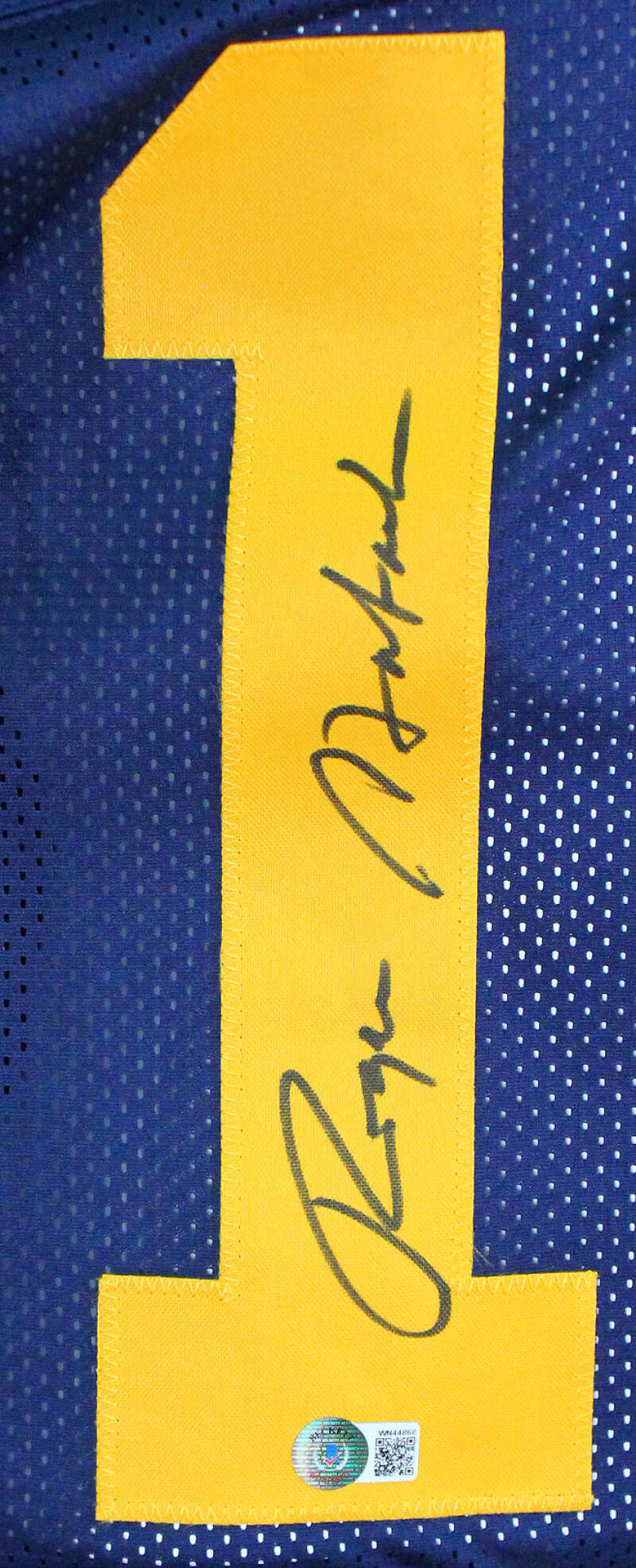 Roger Staubach Autographed Signed Navy Custom Jersey