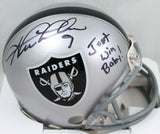 Shane Lechler Autographed Oakland Raiders Mini Helmet w/Insc.-Beckett W Hologram *Black