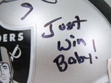 Shane Lechler Autographed Oakland Raiders Mini Helmet w/Insc.-Beckett W Hologram *Black