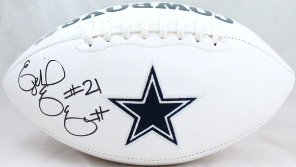 Ezekiel Elliott Autographed Dallas Cowboys Logo Football- Beckett W Hologram