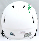 Michael Vick Autographed Eagles Lunar Speed Mini Helmet- JSA W Auth *Green