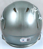 Donovan McNabb Autographed Philadelphia Eagles Flash Speed Mini Helmet-Beckett W Hologram *White