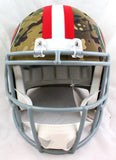 Deion Sanders Autographed 49ers F/S Camo Speed Helmet-Beckett W Hologram *White Image 3