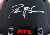 Deion Sanders Autographed Atlanta Falcons F/S Eclipse Speed Authentic Helmet-Beckett W Hologram *Silver