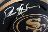 Deion Sanders Signed San Francisco 49ers F/S Eclipse Helmet-Beckett W Hologram *Gold Image 2