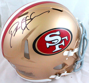 Deion Sanders Autographed San Francisco 49ers F/S Speed Authentic Helmet-Beckett W Hologram *Black Image 1