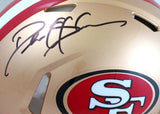 Deion Sanders Autographed San Francisco 49ers F/S Speed Authentic Helmet-Beckett W Hologram *Black Image 2