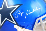 Roger Staubach Autographed Dallas Cowboys F/S Flash Speed Authentic Helmet-Beckett W Hologram *White