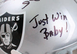 Shane Lechler Autographed Oakland Raiders F/S Helmet w/3 Insc.-Beckett W Hologram