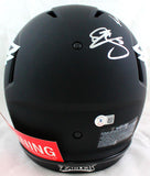 Vick,McNabb,Cunningham Autographed Philadelphia Eagles F/S Eclipse Speed Authentic Helmet-Beckett W Hologram *Silver