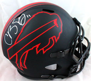 Cole Beasley Autographed Buffalo Bills F/S Eclipse Speed Helmet-Beckett W Hologram *Silver Image 1