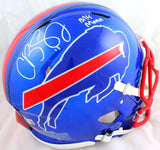 Cole Beasley Autographed Buffalo Bills F/S Flash Speed Authentic Helmet w/Bills Mafia-Beckett W Hologram *White Image 1