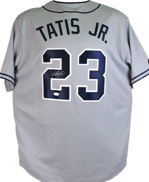 Fernando Tatis Jr. Autographed San Diego Padres Blue Majestic Jersey - JSA  Auth *2