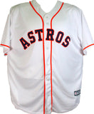 Jose Altuve Autographed Houston Astros White Majestic Jersey -JSA W  *2