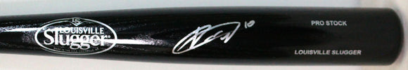 Yuli Gurriel Autographed Black Louisville Slugger Bat-JSA W Auth *Silver