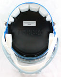 Michael Strahan Autographed NY Giants F/S Speed Helmet-Beckett W Hologram *White