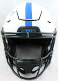 Michael Strahan Autographed New York Giants F/S Lunar SpeedFlex Authentic Helmet-Beckett W Hologram