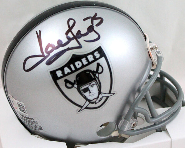 Howie Long Autographed NFL Salute to Service Speed Mini Helmet-Beckett –  The Jersey Source