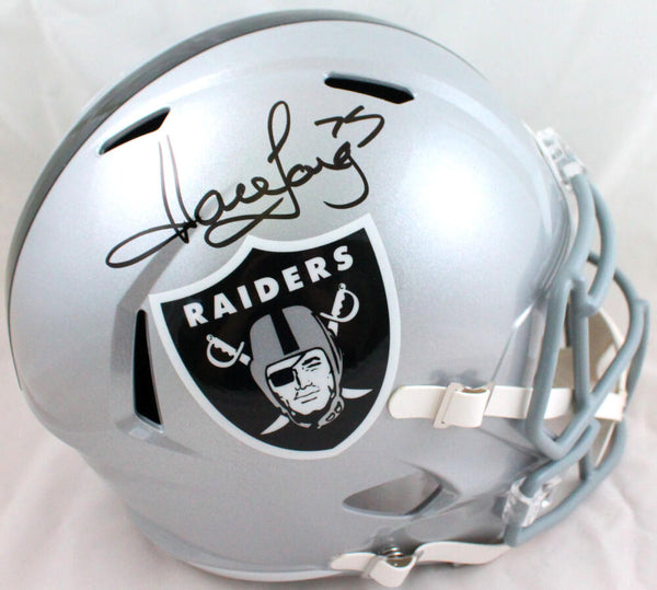 Howie Long Autographed NFL Salute to Service Speed Mini Helmet-Beckett –  The Jersey Source