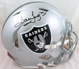 Howie Long Autographed Oakland Raiders F/S Speed Authentic Helmet-Beckett W Hologram  Image 1
