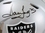Howie Long Autographed Oakland Raiders F/S Speed Authentic Helmet-Beckett W Hologram  Image 2