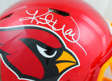 Kurt Warner Signed Cardinals Flash Speed Authentic F/S Helmet-Beckett W Hologram *White