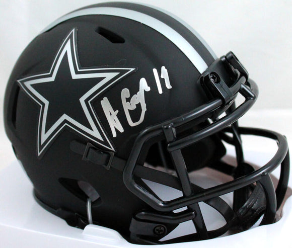 Amari Cooper Signed Dallas Cowboys Eclipse Speed Mini Helmet-Beckett W Hologram *Silver