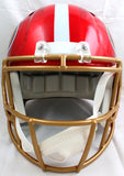 Frank Gore Signed F/S San Francisco 49ers Flash Speed Helmet-Beckett W Hologram *Gold