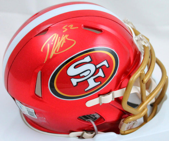 Patrick Willis Autographed SF 49ers Flash Mini Helmet-Beckett W Hologram *Gold