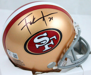 NFL San Francisco 49ers Frank Gore Sign Autograph Riddell Mini