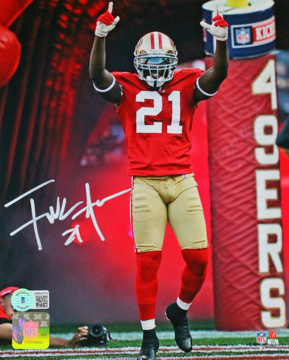 Frank Gore Signed San Francisco 49ers Intro 8x10 Photo-Beckett W