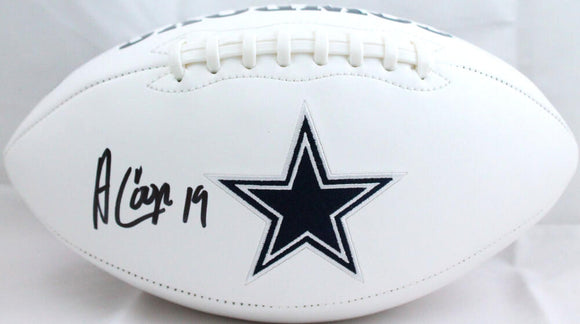 Amari Cooper Autographed Dallas Cowboys Logo Football-Beckett W Hologram *Black