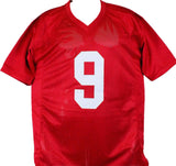 Bryce Young Autographed Crimson College Style Jersey w/Roll Tide- Beckett W Hologram *Black