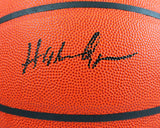 Hakeem Olajuwon Autographed Wilson NBA Basketball - JSA Witnessed *Black