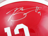 Bryce Young Autographed Alabama Crimson Tide F/S Authentic Helmet-Beckett W Hologram *Silver