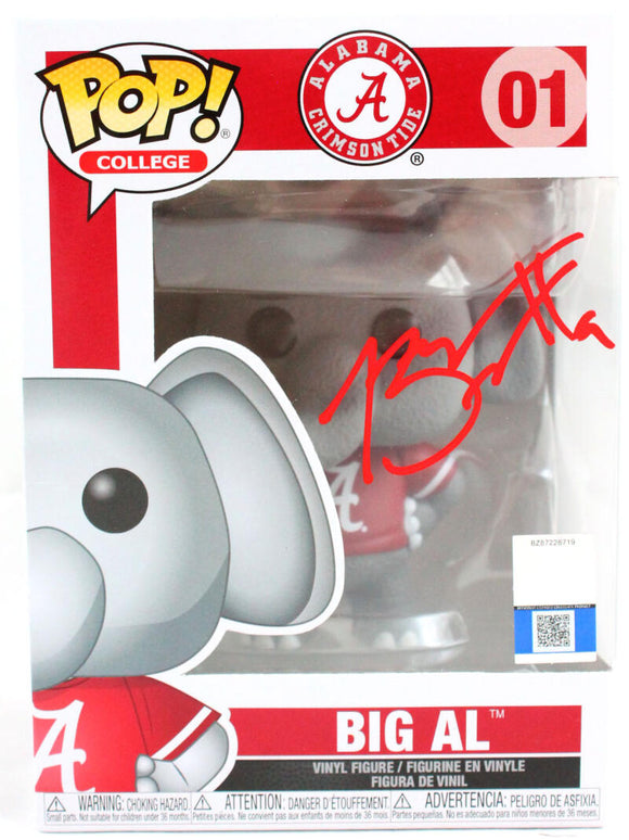 Bryce Young Autographed Alabama Funko Pop Figurine 01-Beckett W Hologram *Red
