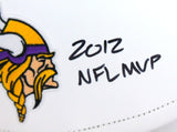 Adrian Peterson Autographed Minnesota Vikings Logo Football w/MVP-Beckett W