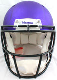 Adrian Peterson Autographed Vikings F/S Speed Authentic Helmet- Beckett W Hologram *Silver