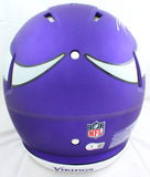Adrian Peterson Autographed Vikings F/S Speed Authentic Helmet- Beckett W Hologram *Silver