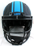 TJ Hockenson Autographed Detroit Lions F/S Eclipse Speed Authentic Helmet- Beckett W Hologram *Silver Image 3